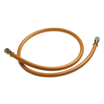 Gasslang met aangeperste koppeling