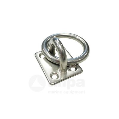 Aanlegring met voetplaat