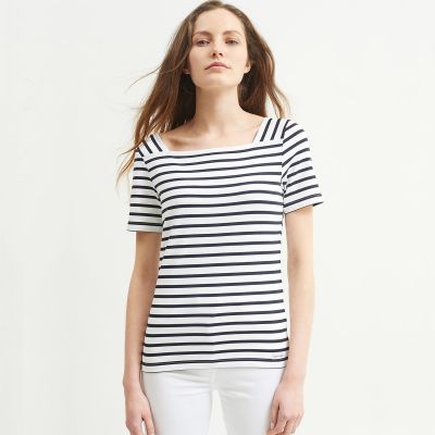 Saint James Pleneuf neige/navy