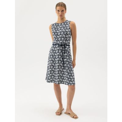 Holebrook Ellen Dress navy patern
