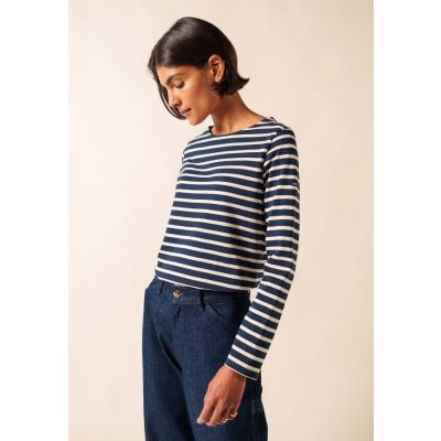 Meridame II marine/ecru