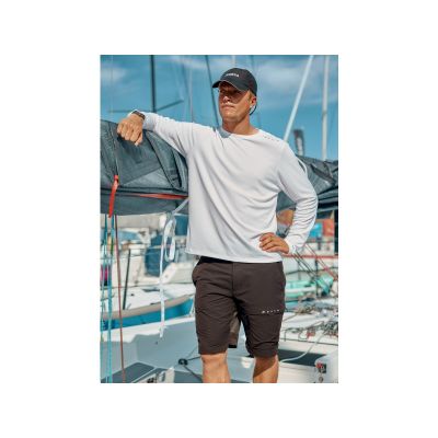 Musto M Evo Crew Sunblock LS Tee platinum
