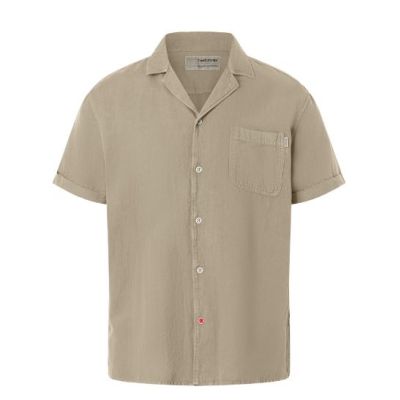 Timezone Linen Blend Shirt light khaki