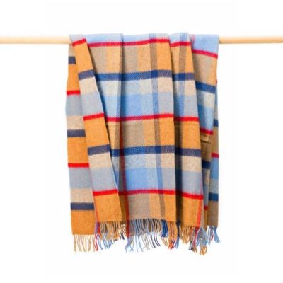 John Hanly Merino Wool Cashmere Throw