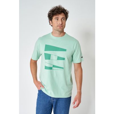 Batela T Shirt Flag groen
