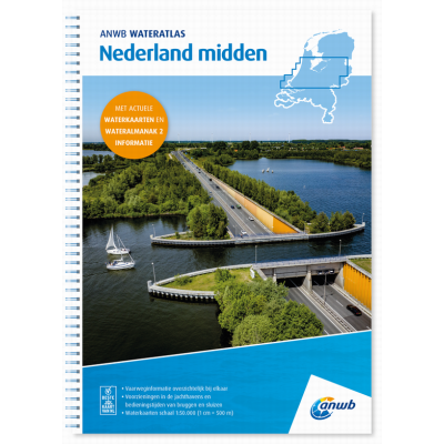 ANWB Wateratlas Nederland Midden