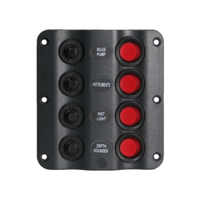 Schakelpaneel wave 4 schakelaars 12V