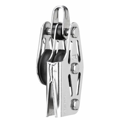 Neerhouderblok 2 schijfs met V-klem