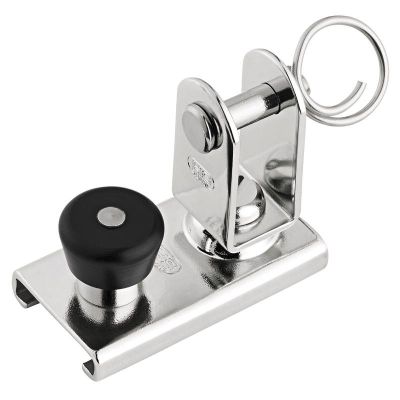 Slede met stopper en wartel