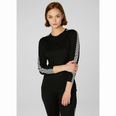 Helly Hansen Dames Lifa Crew Shirt zwart